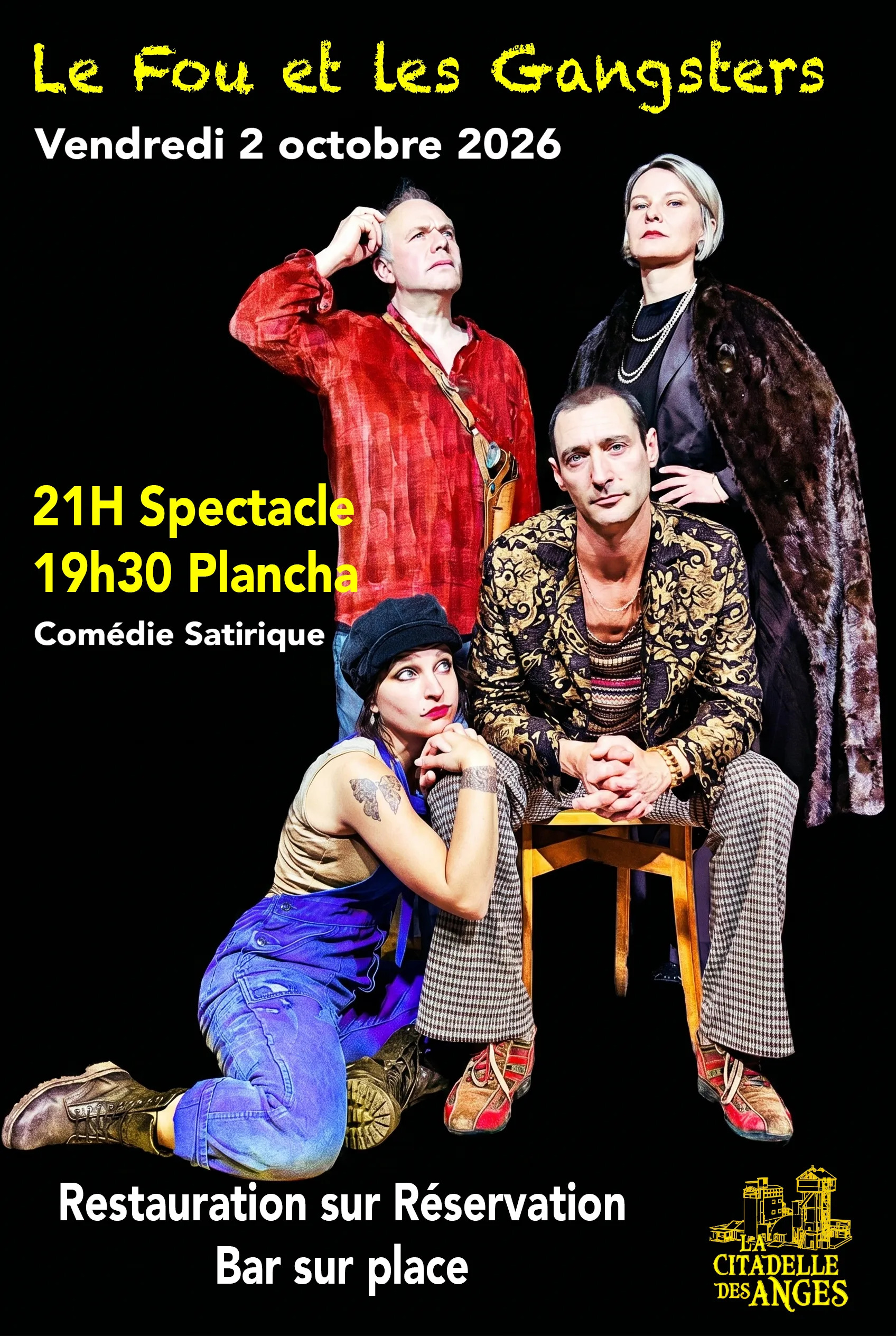 Spectacle « Le Fou et les Gangsters »
