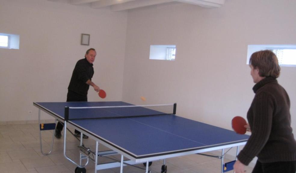la table de ping-pong