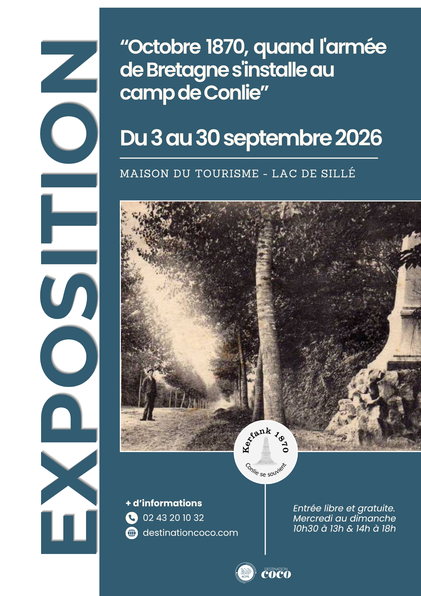 Exposition : « Octobre 1870, quand l’armée de Bretagne s’installe au camp de Conlie »