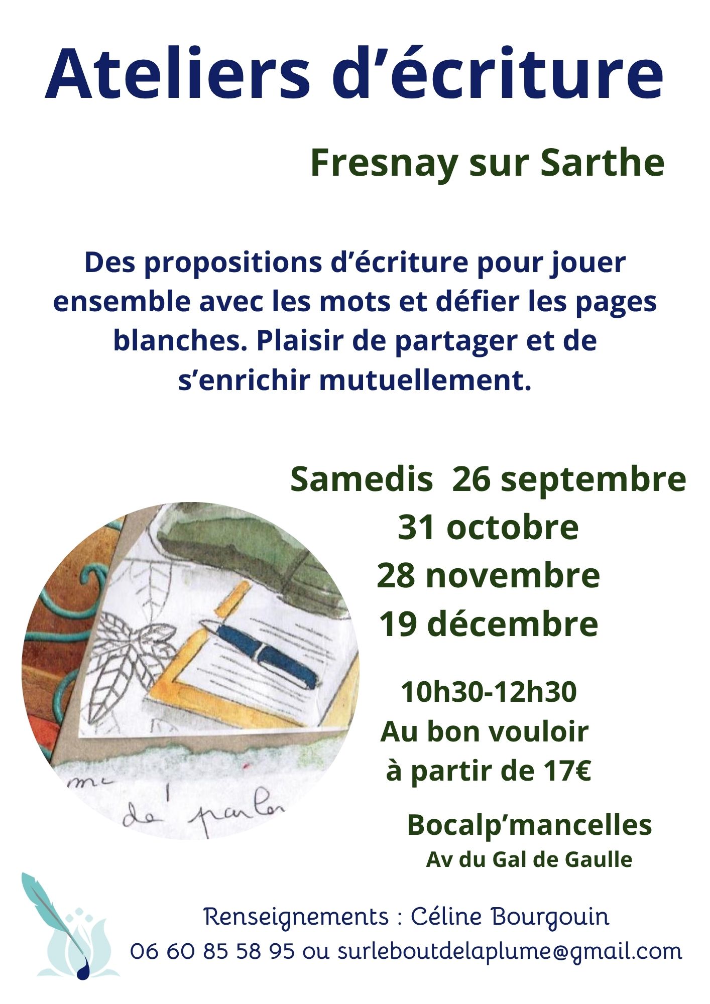 Atelier d’écriture