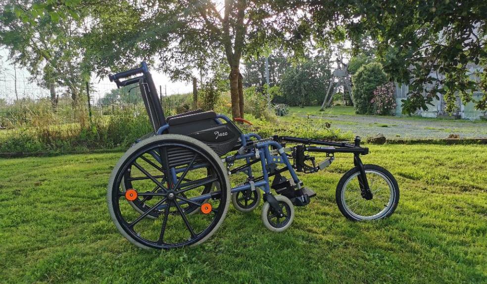 3ème roue pour fauteuil roulant