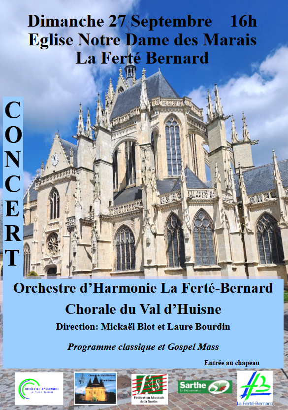 Concert de l’Harmonie de La Ferté-Bernard et de la Chorale du Val d’Huisne